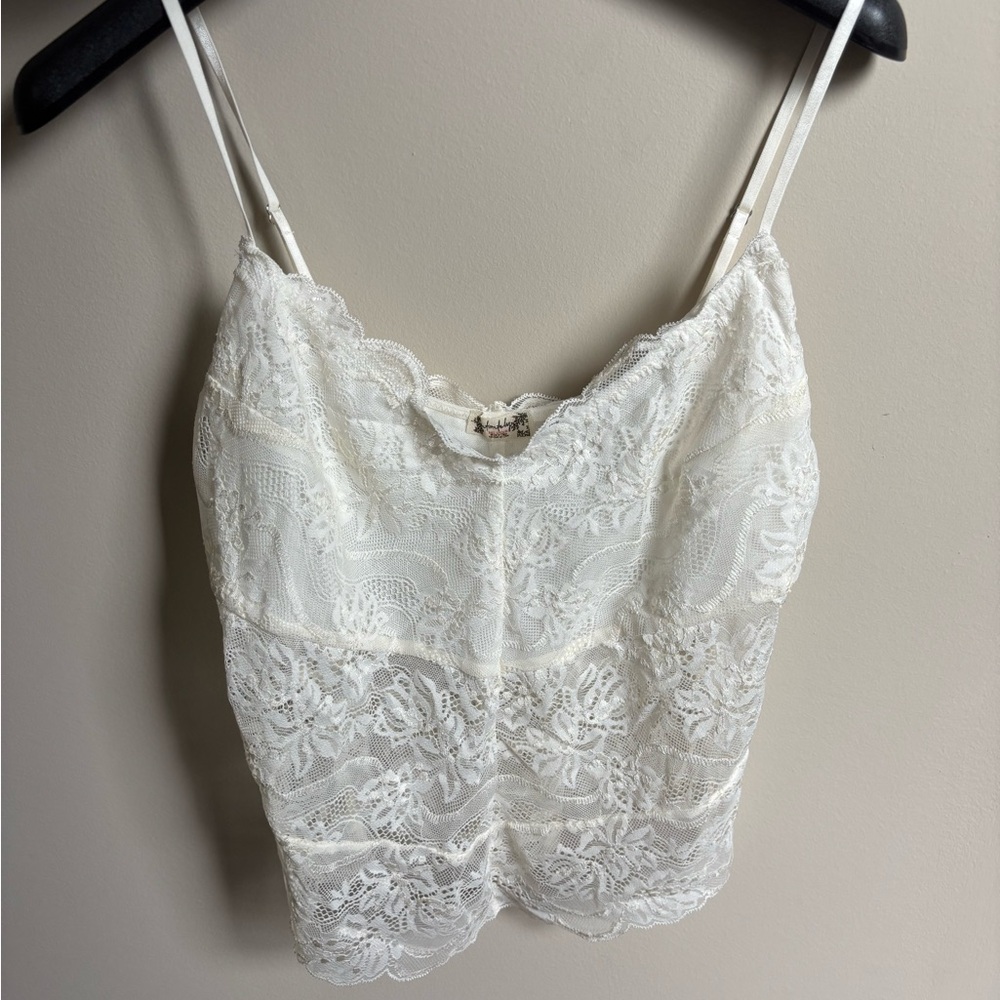 Free People First Love White Lace Camisole - Picture 3 of 6
